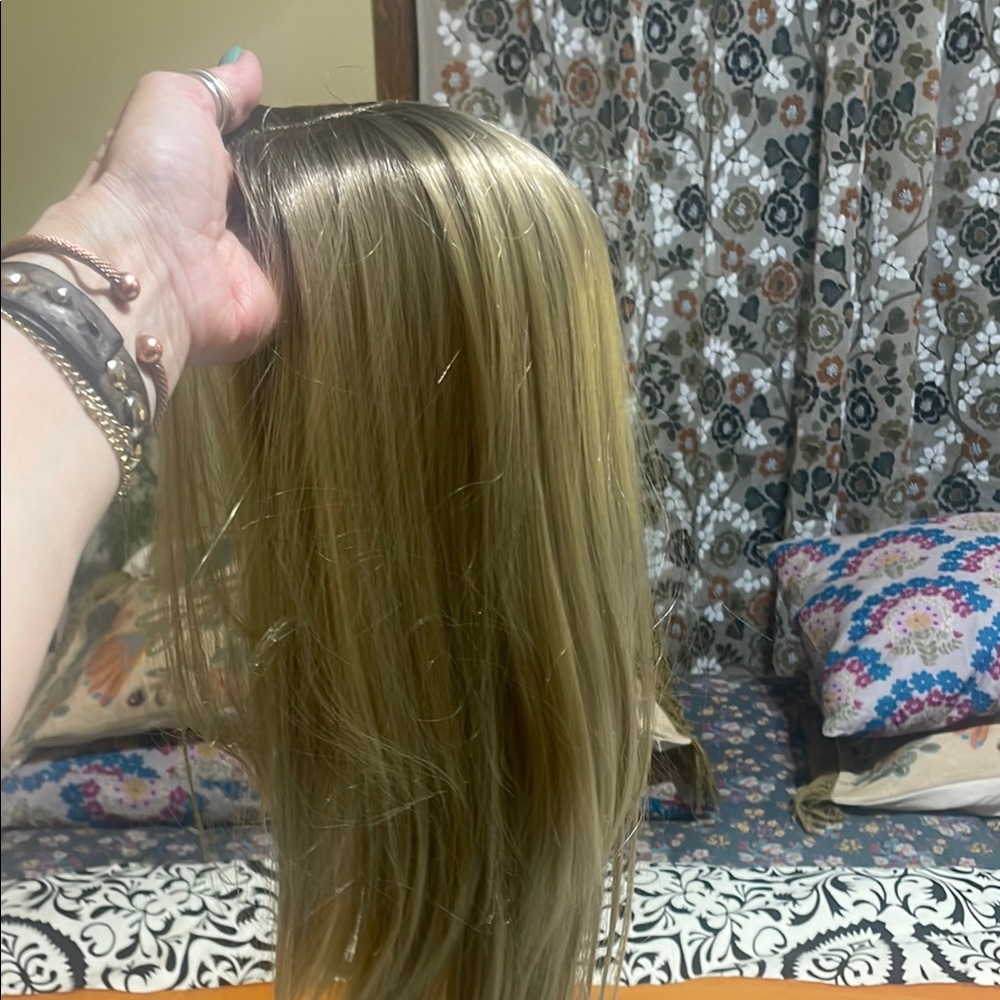 Honey Blond Hair Topper